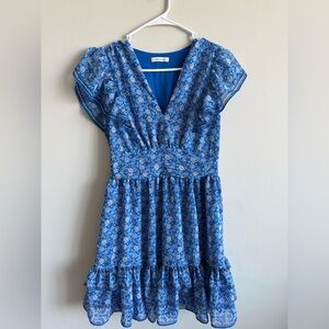 Blue Floral Dress